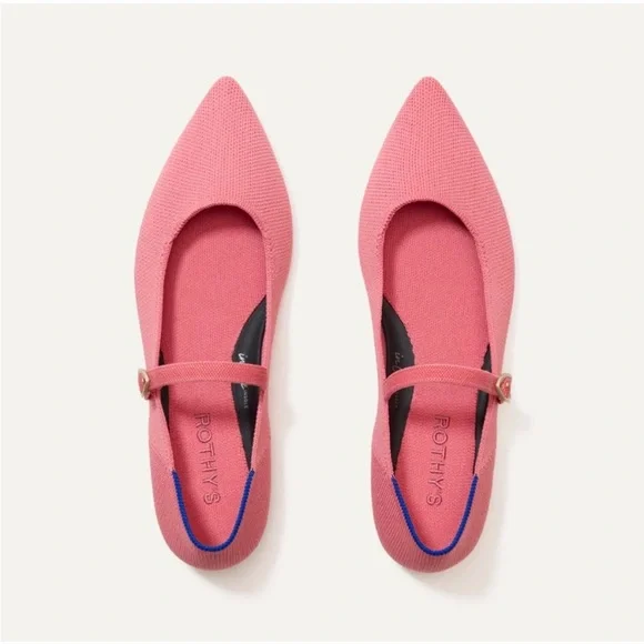 Rothy’s tulip pink May Jane ll flats sz 11 - Picture 3 of 15